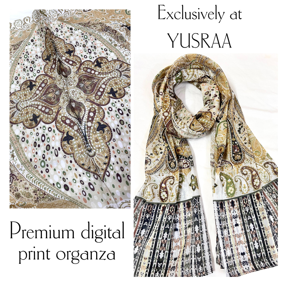Digital Print Organza