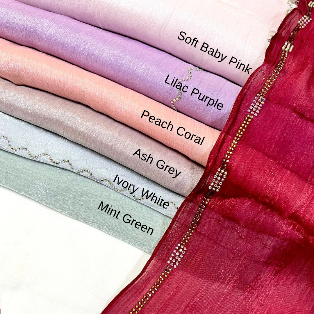 Premium Organza with Stone