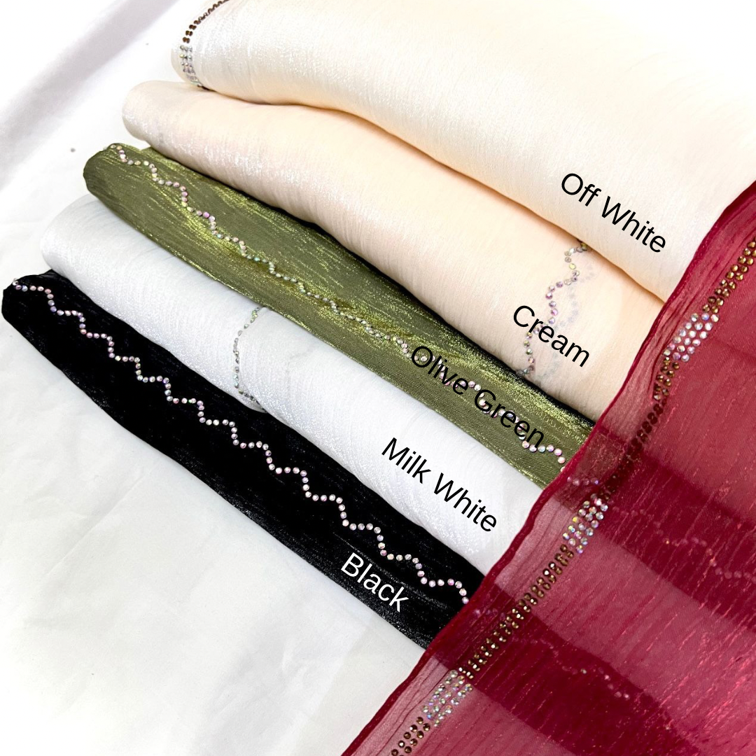 Premium Organza with Stone