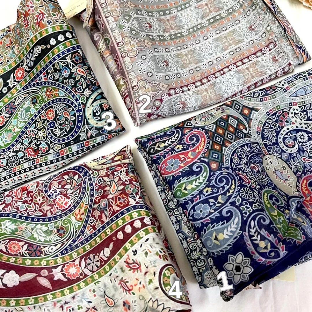 Digital Print Organza