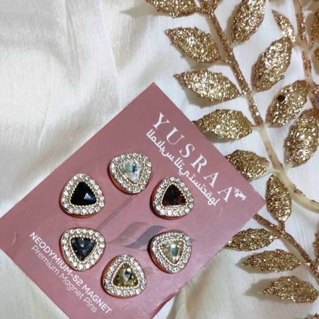 Rhinestone Triangle Magnets