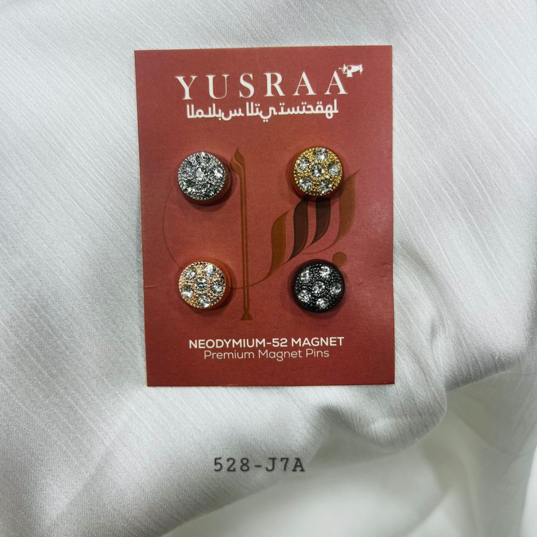 Rhinestone Circle Magnets