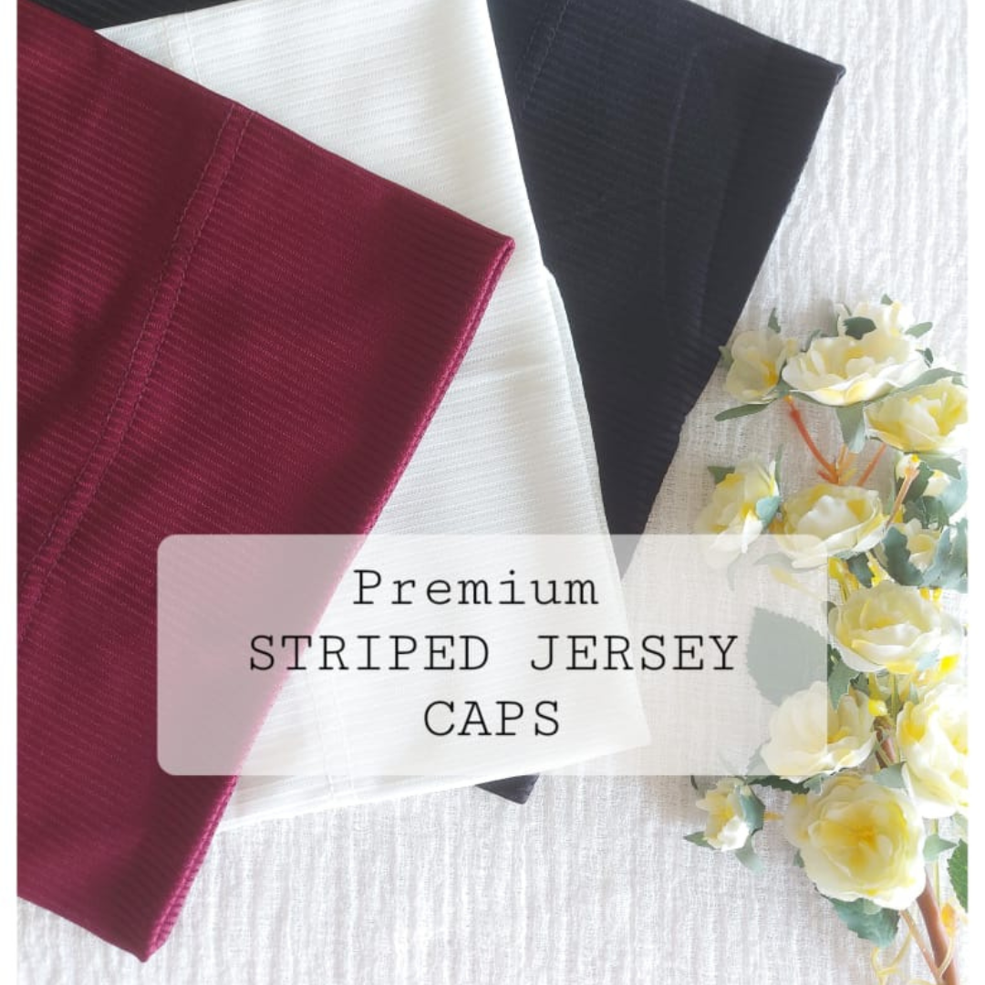 Ribbed Jersey Caps